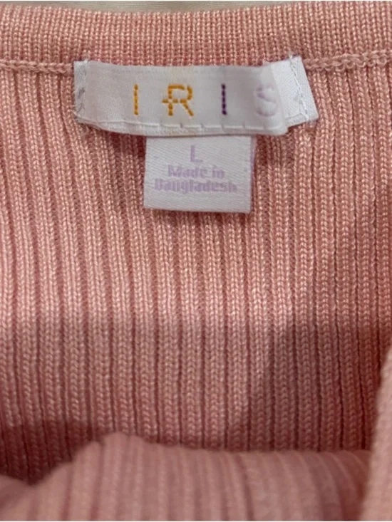 iris Pink Ribbed Button-Front Cami - Picture 2 of 3